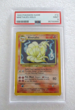Pokemon 1999 Ninetales Holo 12/102 **PSA 9** MINT #D - Image 1