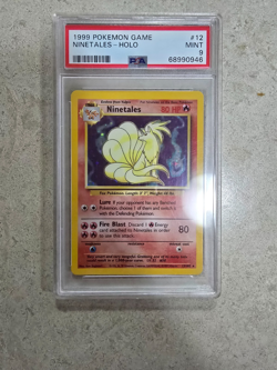 Pokemon 1999 Ninetales Holo 12/102 **PSA 9** MINT #D - Image 1