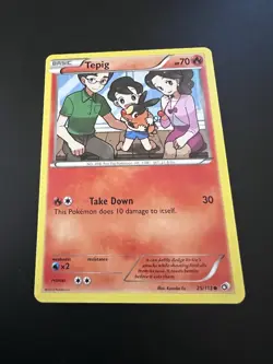 Tepig 25/113 B&W Legendary Treasures 2013 Pokemon Card Common NM - Image 1