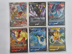Pokemon Evolving Skies V & VMAX - 6 Cards: Gyarados, Umbreon, Suicune + Promos - Image 1