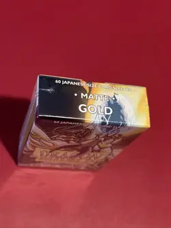 1 Pack Box Matte Gold Dragon Shield Japanese Small Protector 60 Card Sleeve AI - Image 3