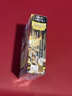1 Pack Box Matte Gold Dragon Shield Japanese Small Protector 60 Card Sleeve AI - Image 4