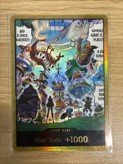 ONE PIECE TCG CARD - Egghead OP14-EB04 Gold Don!! Azure Sea's Seven ENGLISH - Image 1