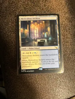 Meticulous Archive Murders at Karlov Manor Regular NM-M Unplayed MTG Magic 0264 - Image 1