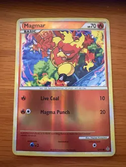 Magmar Unleashed Reverse Holo Pokemon TCG 2010 Vintage 52/95 - Image 1