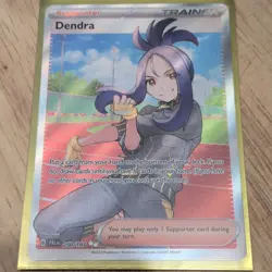 Pokemon Dendra Full Art Trainer Supporter Holo Ultra Rare Sv02 250/193 - Image 1