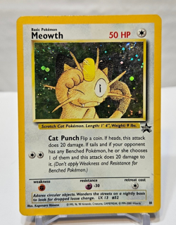 Meowth 10 GameBoy Holo Black Star Promo Pokemon 755 - Image 1