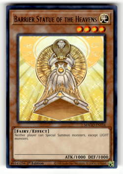 Barrier Statue of the Heavens MAGO-EN116 1st Edition Rare Maximum Gold LP - Image 1