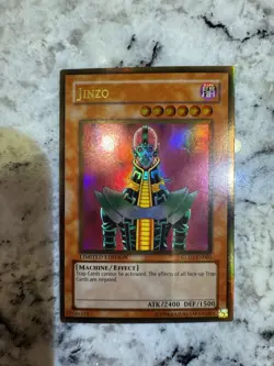 Yu-Gi-Oh! Jinzo Limited Edition GLD1-EN003, Gold Rare/ NM - Image 1