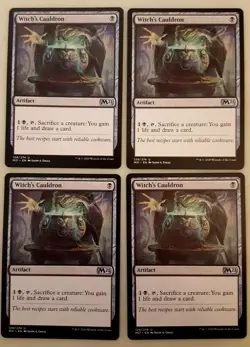4x Witch's Cauldron M21 Core Set 2021 MTG Magic The Gathering NM Playset - Image 1