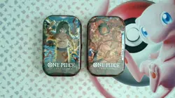 One Piece - Mini Tin Pack Set Vol 1 (TS-01) - Lot of 2 (Both Arts) - Image 1