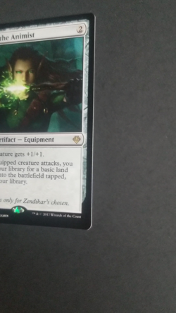 MTG 1x Sword of the Animist 89 Archenemy: Nicol Bolas Magic the Gathering x1 NM - Image 2