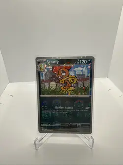 Scrafty - Pokeball Reverse Holo - White Flare WHT 058/086 Pokemon Card NM - Image 1