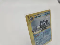 Pokemon Card Poliwrath 24/165 Expedition Base Set Holo Rare Swirl Played - Image 2