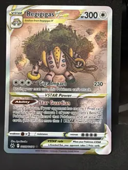 Regigigas VSTAR Crown Zenith Galarian Gallery Pokemon TCG Card #GG55/GG70 - Image 1