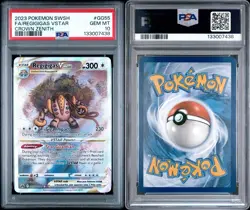 Regigigas VSTAR PSA 10 Crown Zenith: Galarian Gallery Pokemon TCG Card GG55/GG70 - Image 5