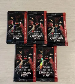 Magic the Gathering - Innistrad Crimson Vow Collector Booster x5 - Image 1