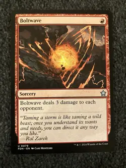 Magic The Gathering MTG - Boltwave - Foundations - Image 1