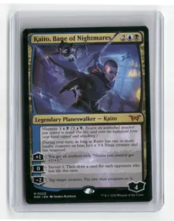 Duskmourn: House of Horror Magic: The Gathering Kaito, Bane of Nightmares - Image 1