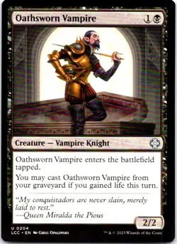 Oathsworn Vampire U Commander: The Lost Caverns of Ixalan 204 NM NM-NM - Image 1