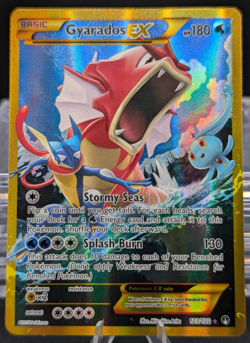 Pokemon TCG Gyarados EX 123/122 XY Breakpoint Secret Rare Holo Card - Image 1