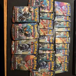 24 Pokemon TCG Sun & Moon Burning Shadows Booster Pack Sealed - Image 2
