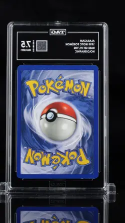 1999 POKEMON BASE SET UNLIMITED #1 ALAKAZAM-HOLO TAG - Image 2