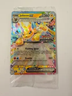 Jolteon EX Pokemon Prismatic Evolutions STAMPED Promo 30/131 (SEALED) - Image 1