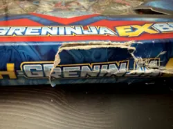 Pokemon Ash-Greninja-EX Box - DAMAGED - Back/Bottom center tear CONTENTS OKAY 820650801273 - Image 2