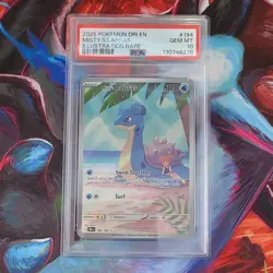 Pokemon Misty's Lapras 194/182 Destined Rivals Illustration Rare Holo PSA 10 - Image 1