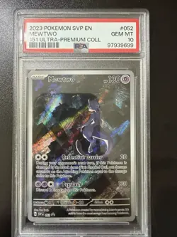 2023 Pokemon SVP EN Mewtwo 151 Ultra Premium Collection #52 PSA 10 - Image 2
