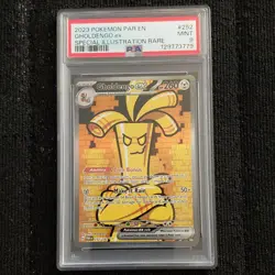 Pokemon Gholdengo ex SV04 Paradox Rift 252/182 Special Illustration Rare PSA 9 - Image 5