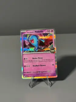 Pokemon TCG Destined Rivals - Team Rocket’s Wobbuffet 082/182 Holo Rare NM - Image 1