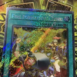YUGIOH FIRE FORMATION - TENKI PLATINUM SECRET RARE 1ST EDITION NM RA04-EN201 - Image 2