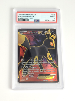 2016 Pokemon XY Full Art FA / Umbreon EX Fates Collide Ultra Rare #119 PSA 9 - Image 2