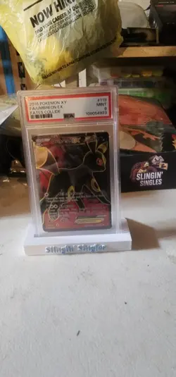 2016 POKEMON XY FATES COLLIDE #119 FULL ART/UMBREON EX PSA 9 - Image 1