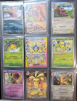Binder Pokemon Card Collection Mixed SIR Vintage Illustration Promo Lot - Image 2