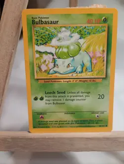 BULBASAUR - Base Set - 44/102 - Common - Pokemon Card - Unlimited Edition - Image 1