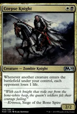 Core Set 2020 #206 Corpse Knight (2/3 Misprint) - Image 1