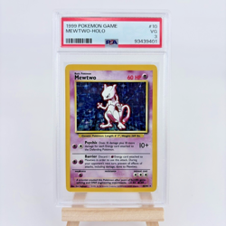 Pokemon TCG Mewtwo Holo Card 010/102 Base Set Rare PSA 3 VG Unlimited - Image 1