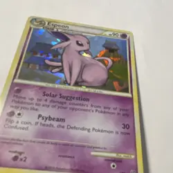POKEMON ESPEON #002/090 - Deck Exclusives Stage 1 Cracked Ice Holo 90HP Card - Image 1