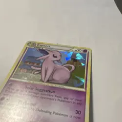 POKEMON ESPEON #002/090 - Deck Exclusives Stage 1 Cracked Ice Holo 90HP Card - Image 3