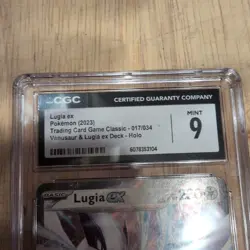 Pokemon Lugia ex 017/034 EX Holo Classic Collection TCG Classic 230HP CGC 9 - Image 2