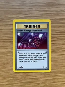 Pokemon Super Energy Retrieval 89/111 Neo Genesis - 1st Edition - LP - Image 1