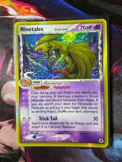 Ninetales (Delta Species) 8/101 Dragon Frontiers Holo Pokemon TCG NM - Image 1