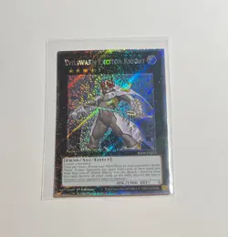 Yu-Gi-Oh! Evilswarm Exciton Knight #RA04-EN212 Platinum Secret Rare 1st Ed (NM) - Image 1