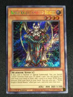 Yu-Gi-Oh! Noble Knight's Shield-Bearer BROL-EN017 1st Secret Rare NM - Image 1