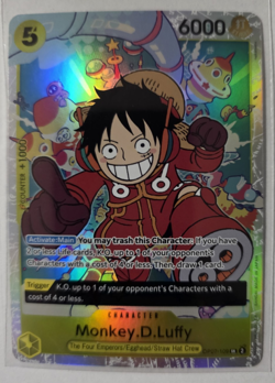 Monkey.D.Luffy OP07-109 - One Piece TCG - SR Super Rare NM English Foil - Image 1