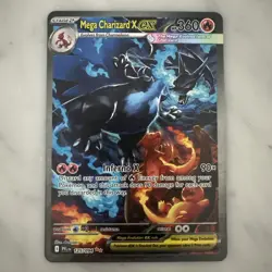 Mega Charizard X EX SIR 125/094 Phantasmal Flames English Pokemon TCG Pack Fresh - Image 1