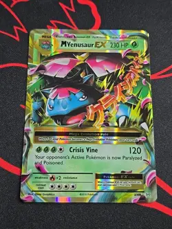 Pokemon TCG Evolutions Ultra Rare Holo Mega M Venusaur EX # 2/108 Pokemon 2016 - Image 1